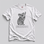 Koala 'Vibing' T-Shirt — Funny Eucalyptus Scented Lint Ball Tee
