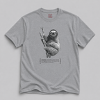 Sloth Graphic Tee — “A Tree Hugging Hammock’” Cotton T-Shirt