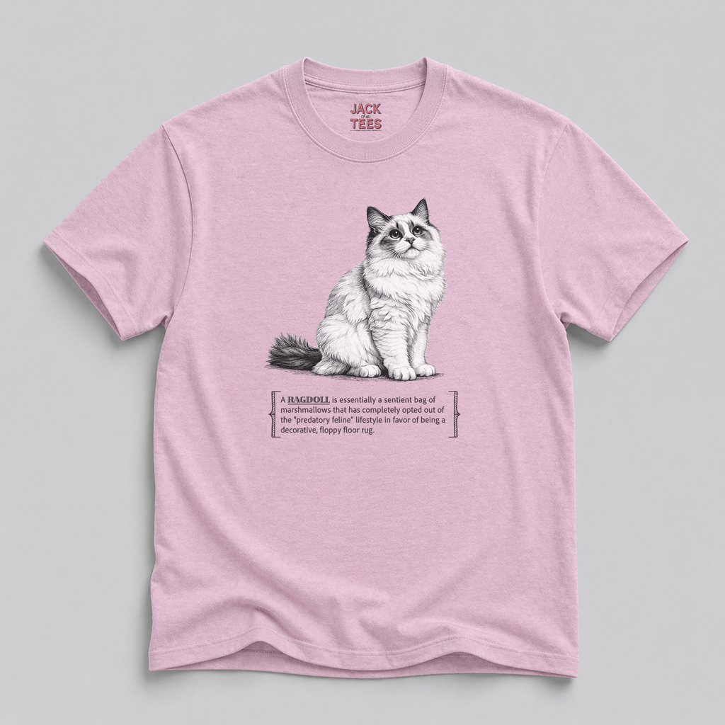 Ragdoll Cat Marshmallow Tee — Funny Ragdoll Cat Shirt