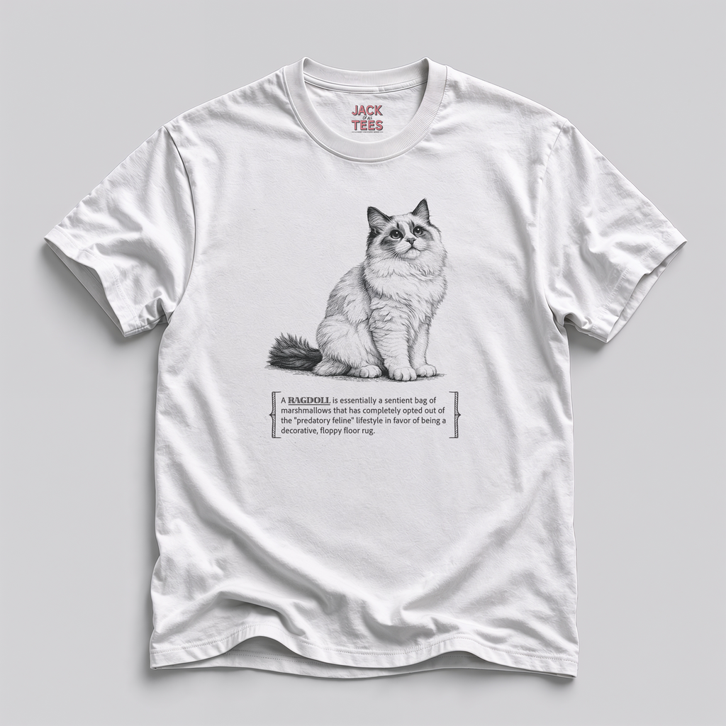 Ragdoll Cat Marshmallow Tee — Funny Ragdoll Cat Shirt