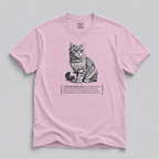 British Shorthair Cat Tee — "Civilized Laziness" Funny Cat Shirt