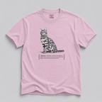 Bengal Cat Print Tee — Wild Parkour & Caffeinated Energy Graphic Shirt