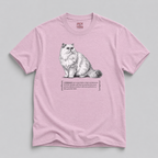 Persian Cat Quote T-Shirt — 'High-Maintenance Victorian Powder Puff'