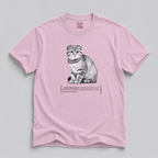 Scottish Fold Philosophy Cat T-Shirt — 'Retired Philosophy Professor' Tee