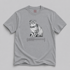 Scottish Fold Philosophy Cat T-Shirt — 'Retired Philosophy Professor' Tee