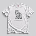 Scottish Fold Philosophy Cat T-Shirt — 'Retired Philosophy Professor' Tee