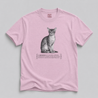 Abyssinian Cat Tee — "Caffeinated Mountain Lion" Graphic T-Shirt