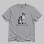 Abyssinian Cat Tee — "Caffeinated Mountain Lion" Graphic T-Shirt