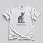 Abyssinian Cat Tee — "Caffeinated Mountain Lion" Graphic T-Shirt