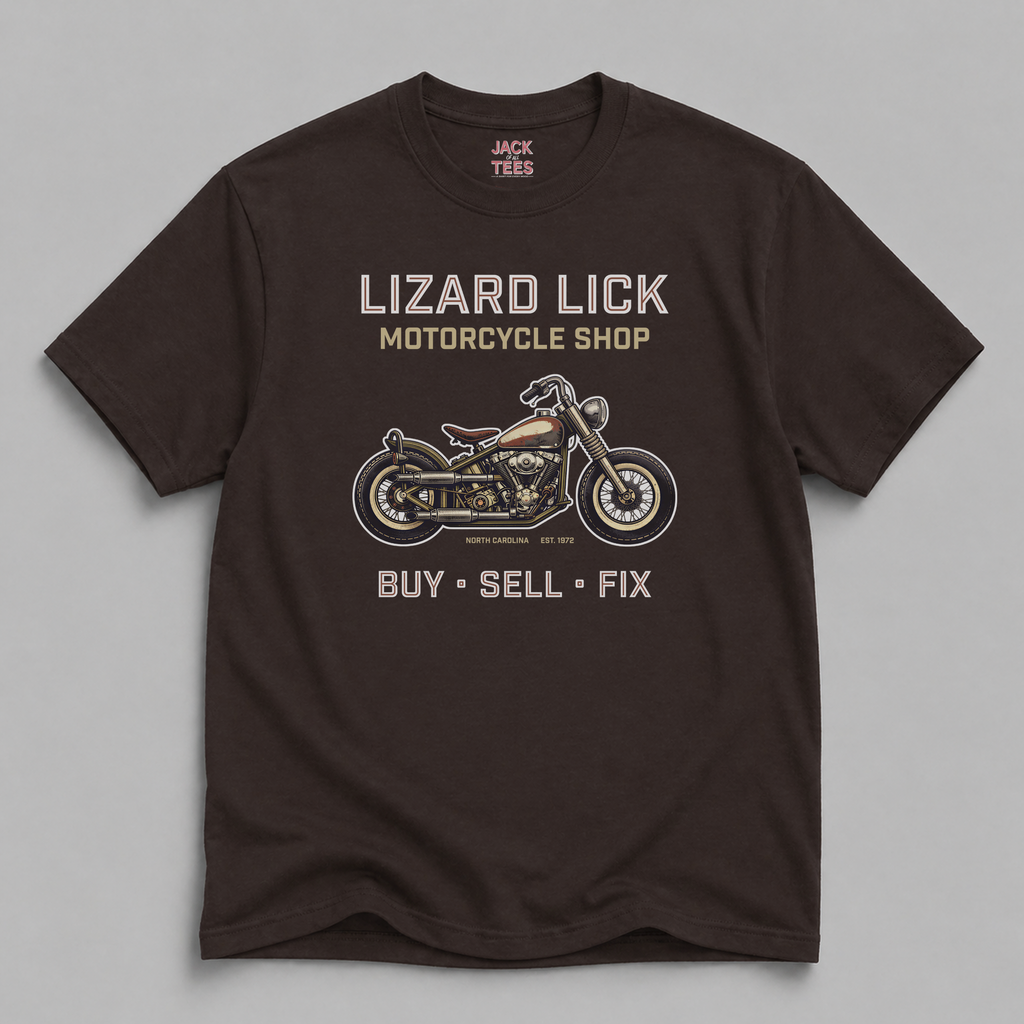 Lizard Lick Motorcycle Shop T-Shirt