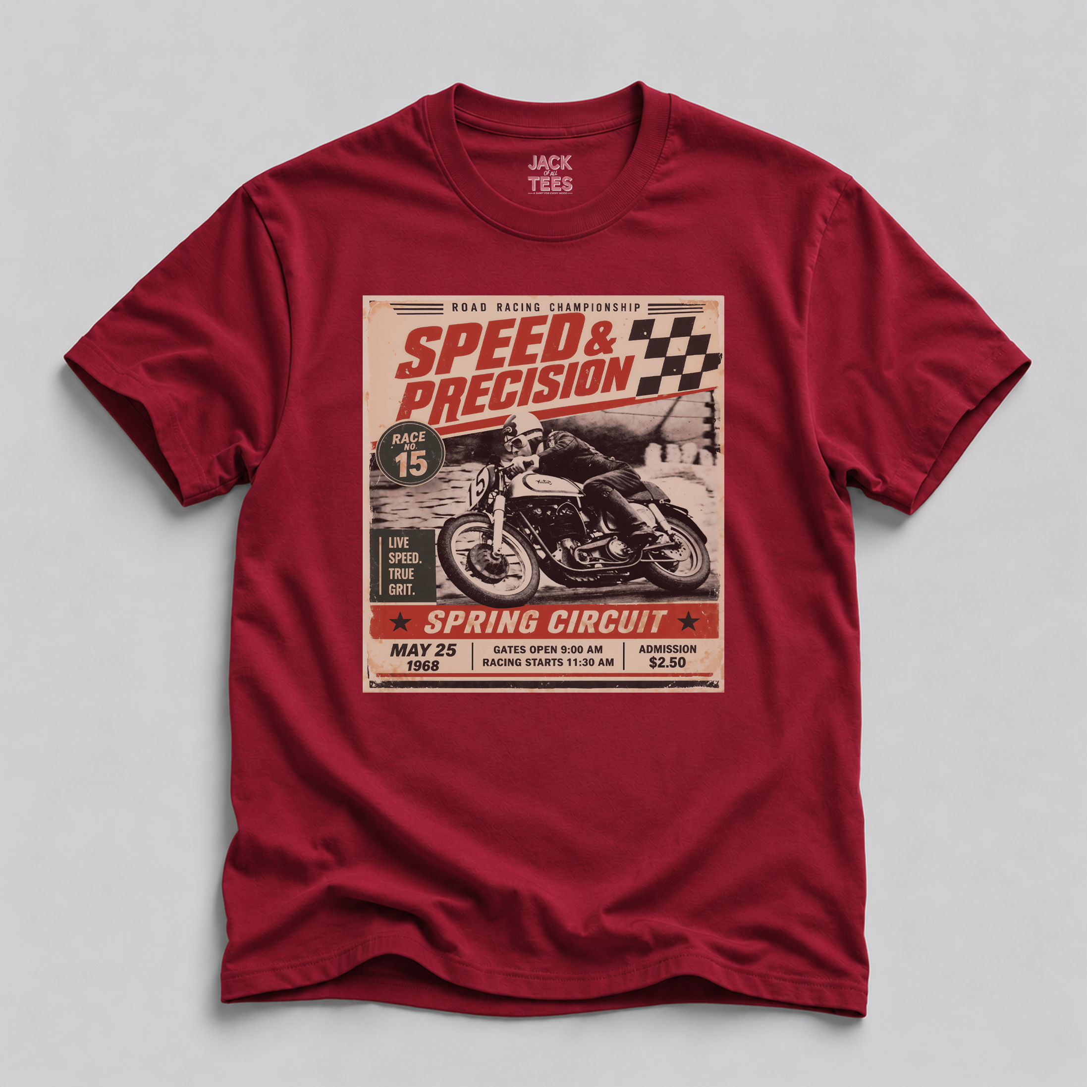 Spring Circuit Motorcycle Racing T-Shirt