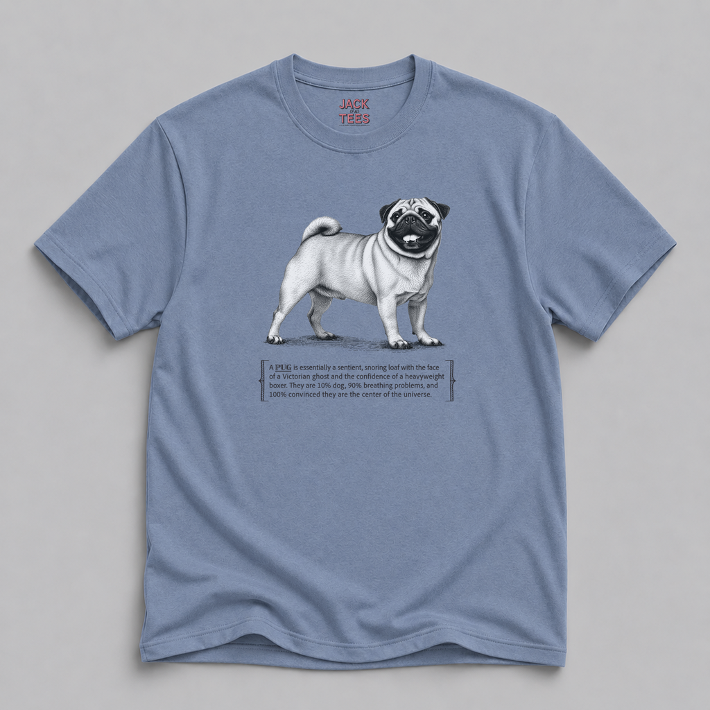 Pug: 100% Convinced They’re the Center of the Universe T‑Shirt
