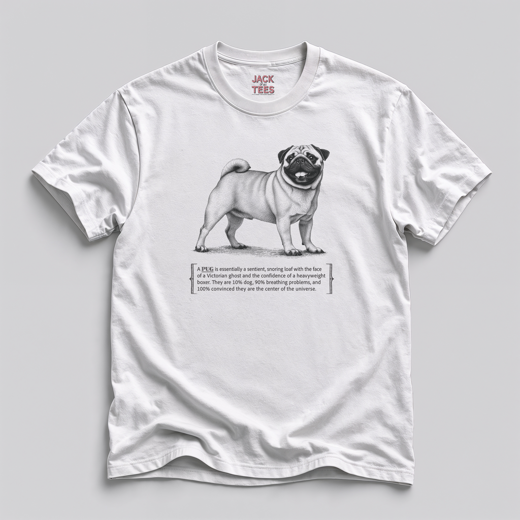Pug: 100% Convinced They’re the Center of the Universe T‑Shirt