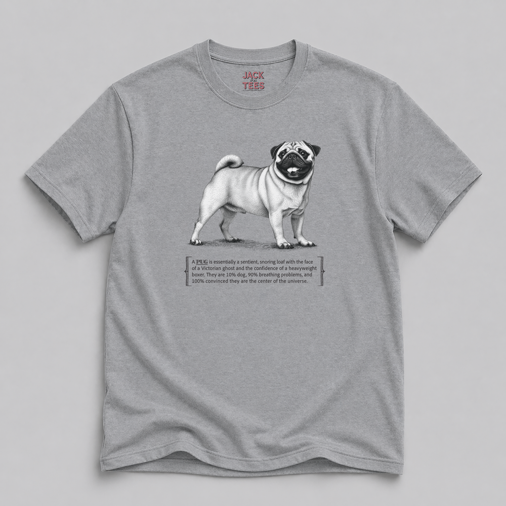Pug: 100% Convinced They’re the Center of the Universe T‑Shirt