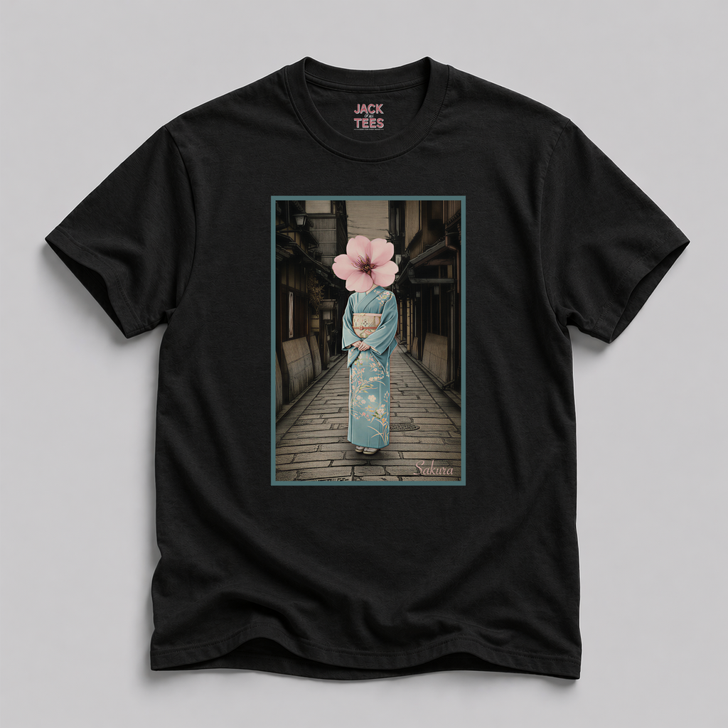 Lady Sakura Portrait T-Shirt