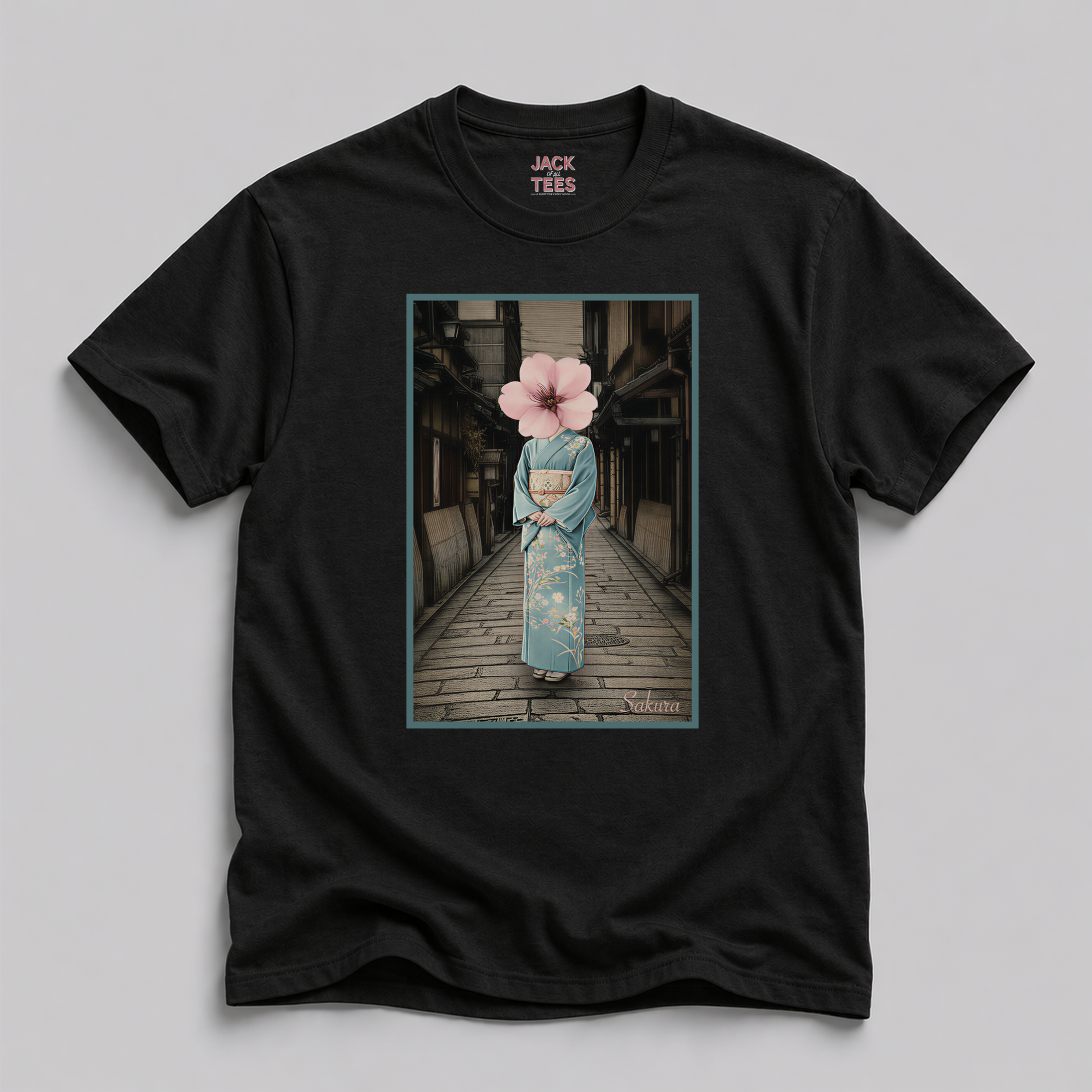 Lady Sakura Portrait T-Shirt