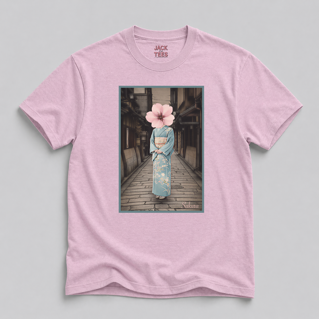 Lady Sakura Portrait T-Shirt