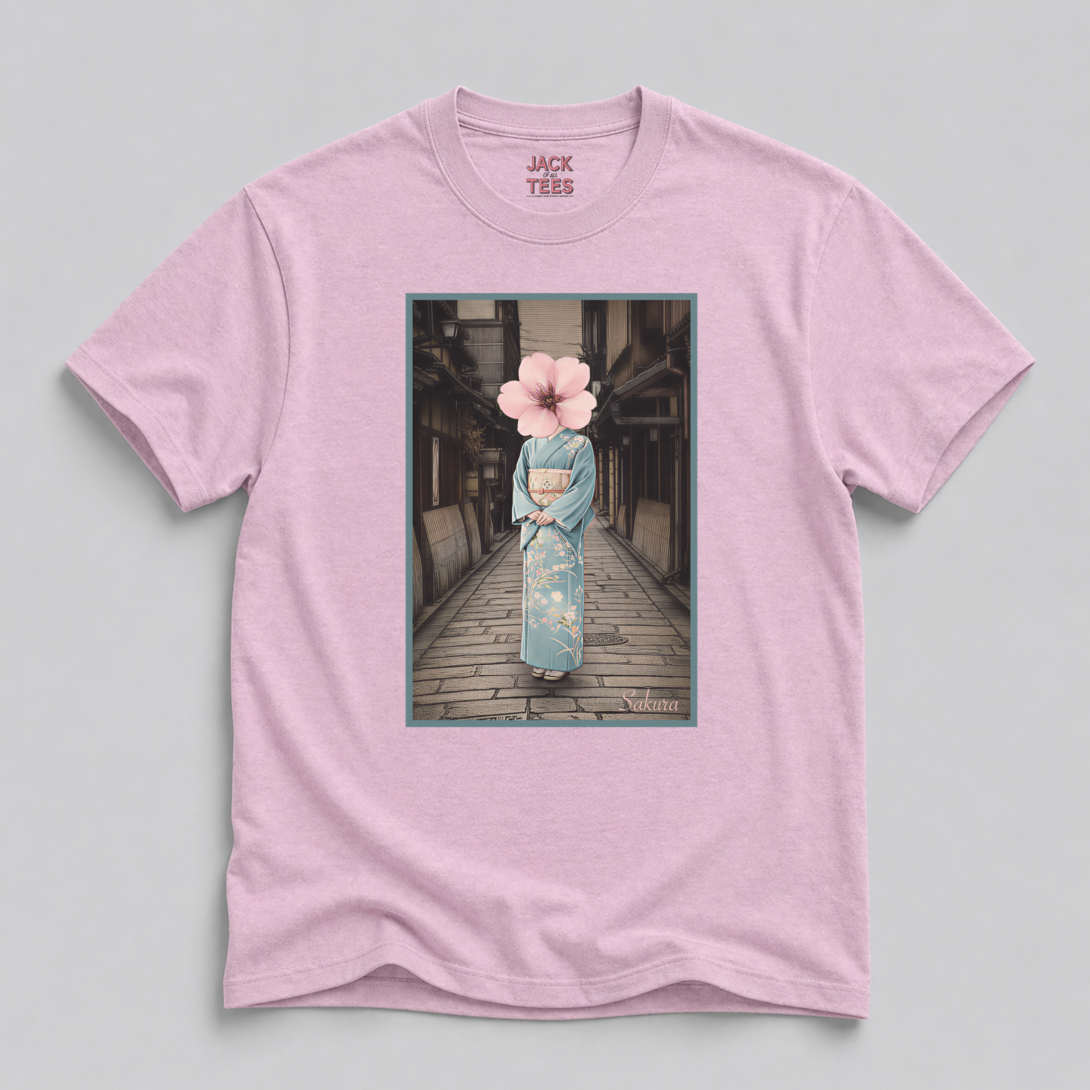 Lady Sakura Portrait T-Shirt
