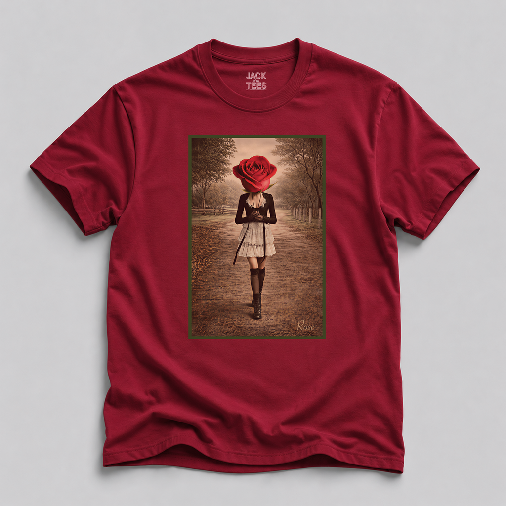 Lady Rose Portrait T-Shirt