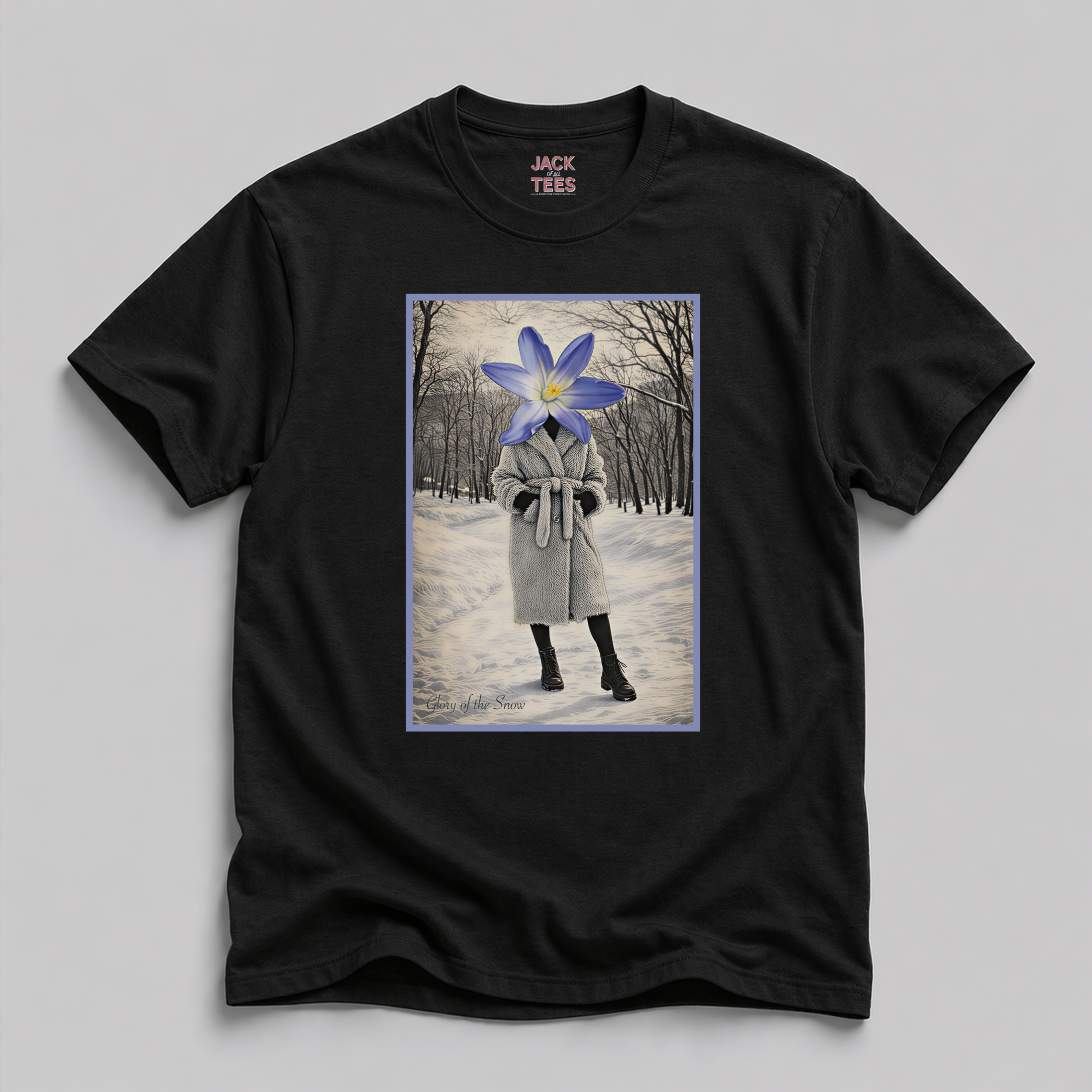 Lady Glory Of The Snow Portrait T-Shirt