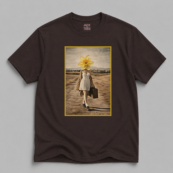 Lady Daffodil Portrait T-Shirt