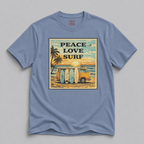 Peace Love Surf VW Bus T-Shirt