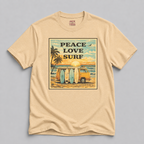 Peace Love Surf VW Bus T-Shirt