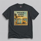 Peace Love Surf VW Bus T-Shirt
