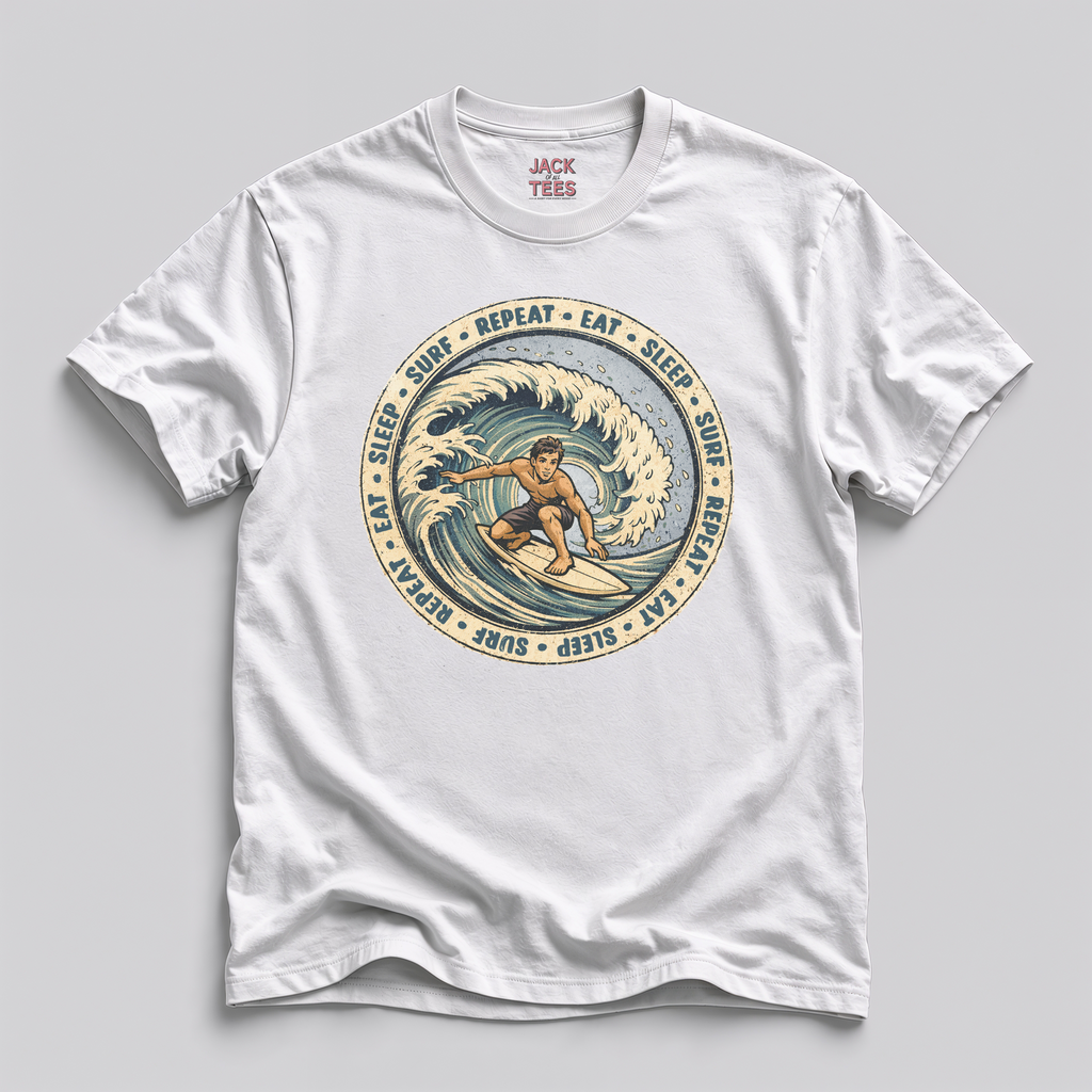 Eat Sleep Surf Repeat T-Shirt