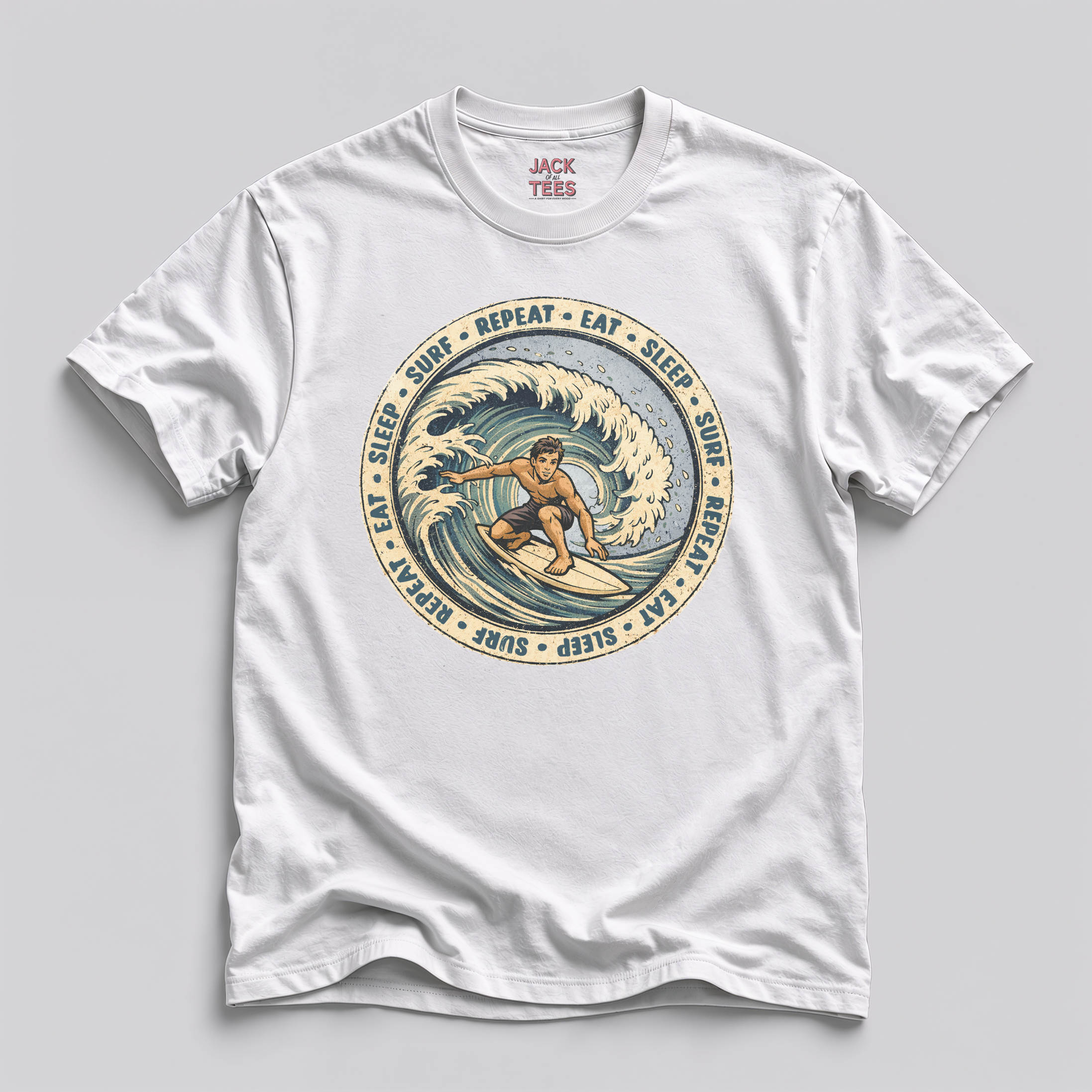 Eat Sleep Surf Repeat T-Shirt