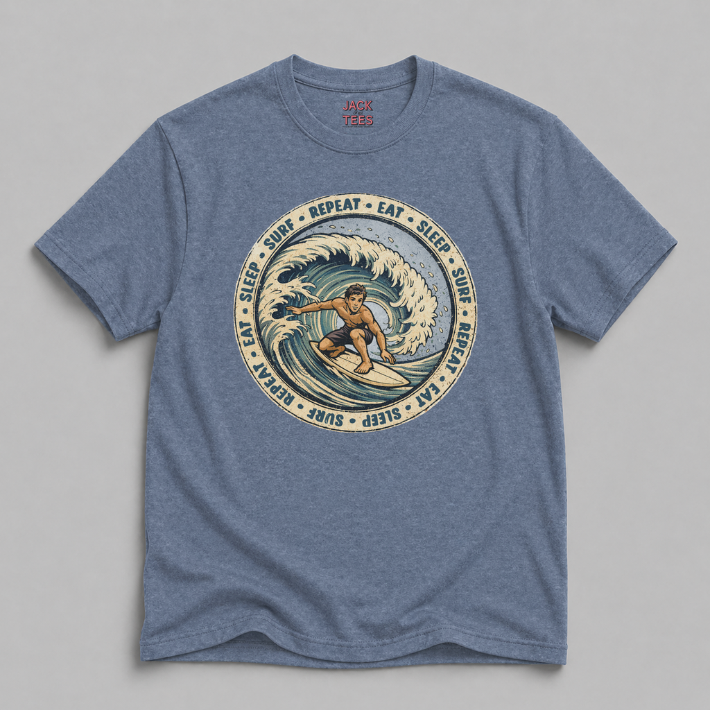 Eat Sleep Surf Repeat T-Shirt