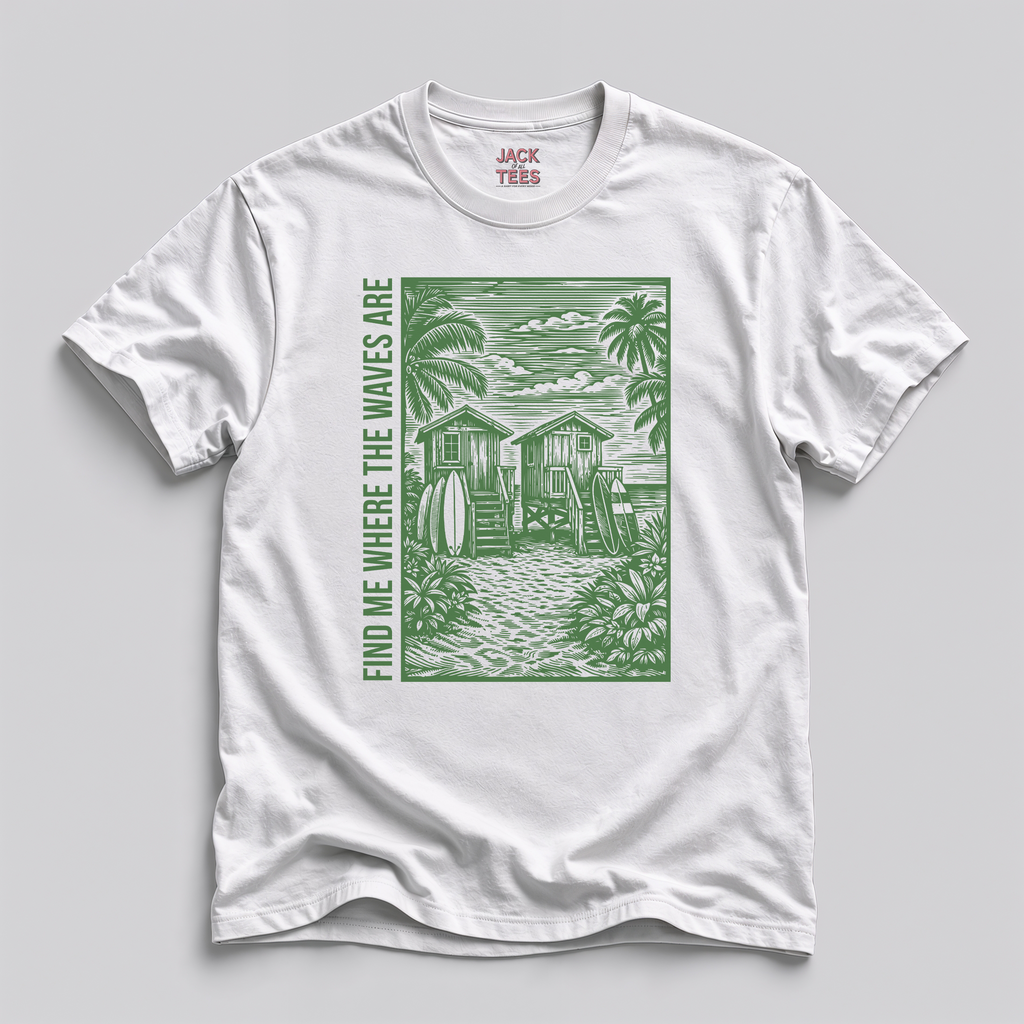 Find Me Where the Waves Are T-Shirt