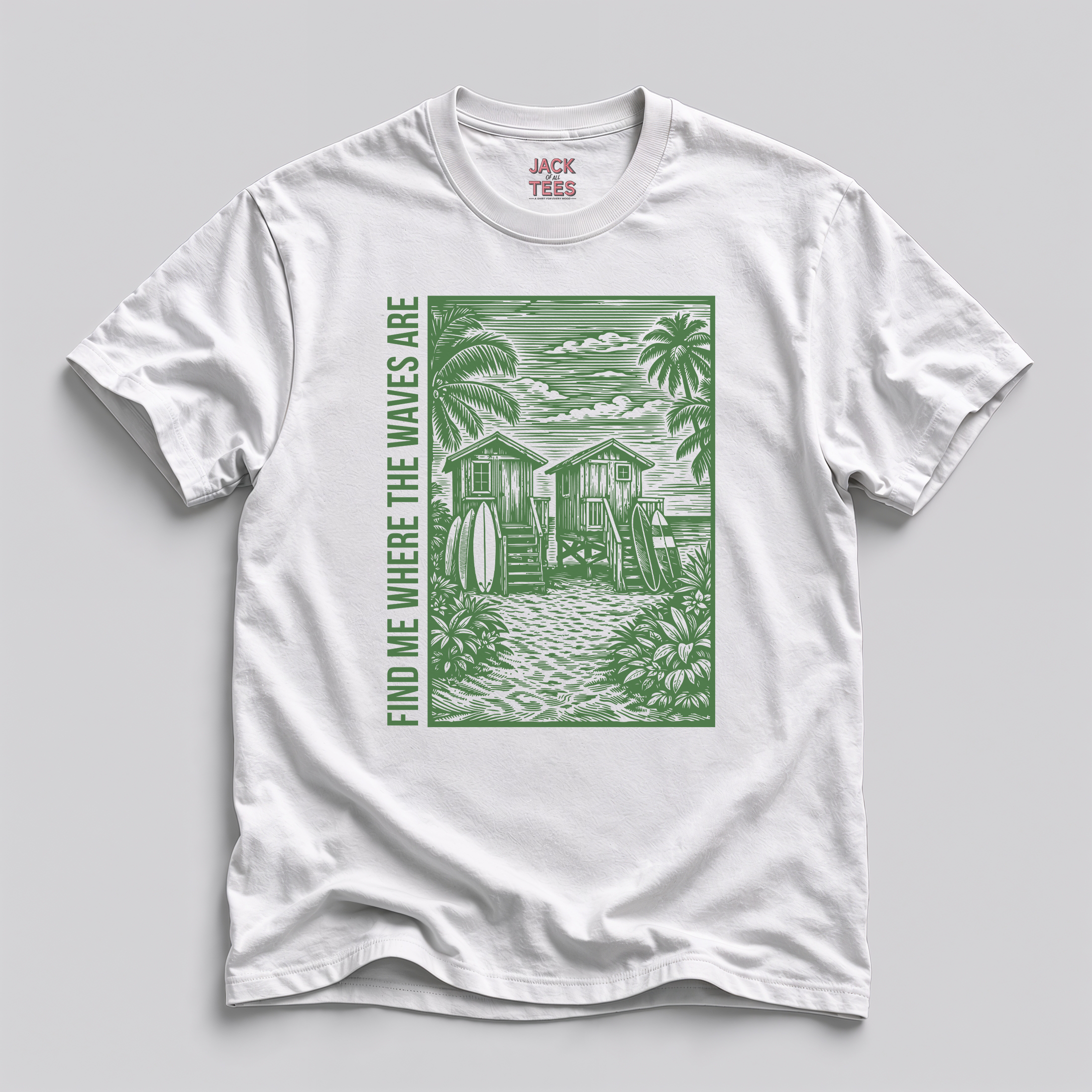 Find Me Where the Waves Are T-Shirt
