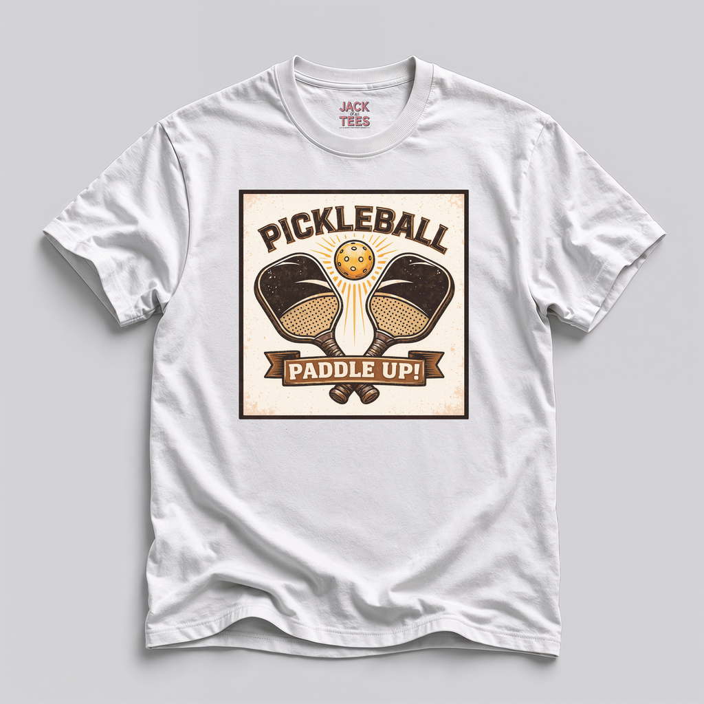 Paddle Up Pickleball T-Shirt — Paddle Up Graphic Tee for Players