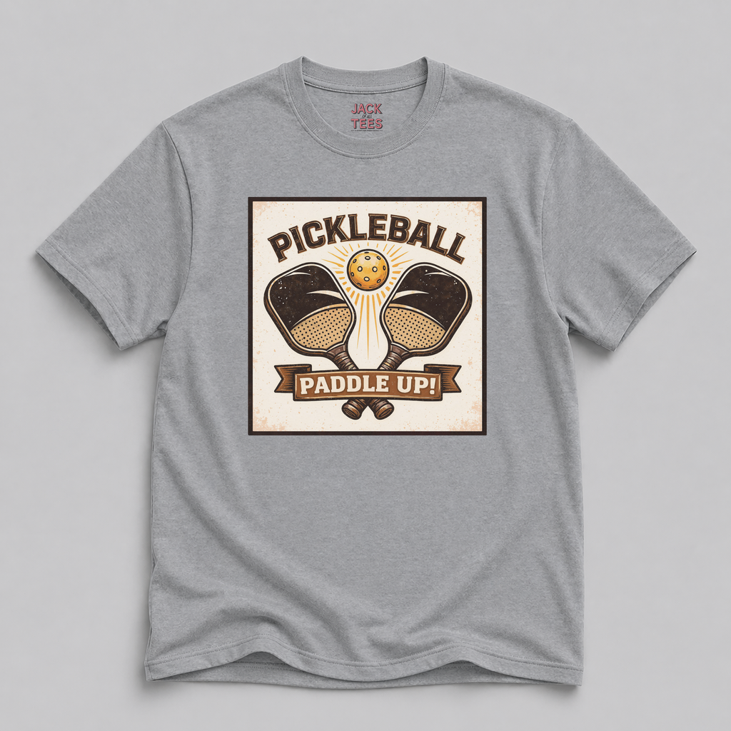 Paddle Up Pickleball T-Shirt — Paddle Up Graphic Tee for Players