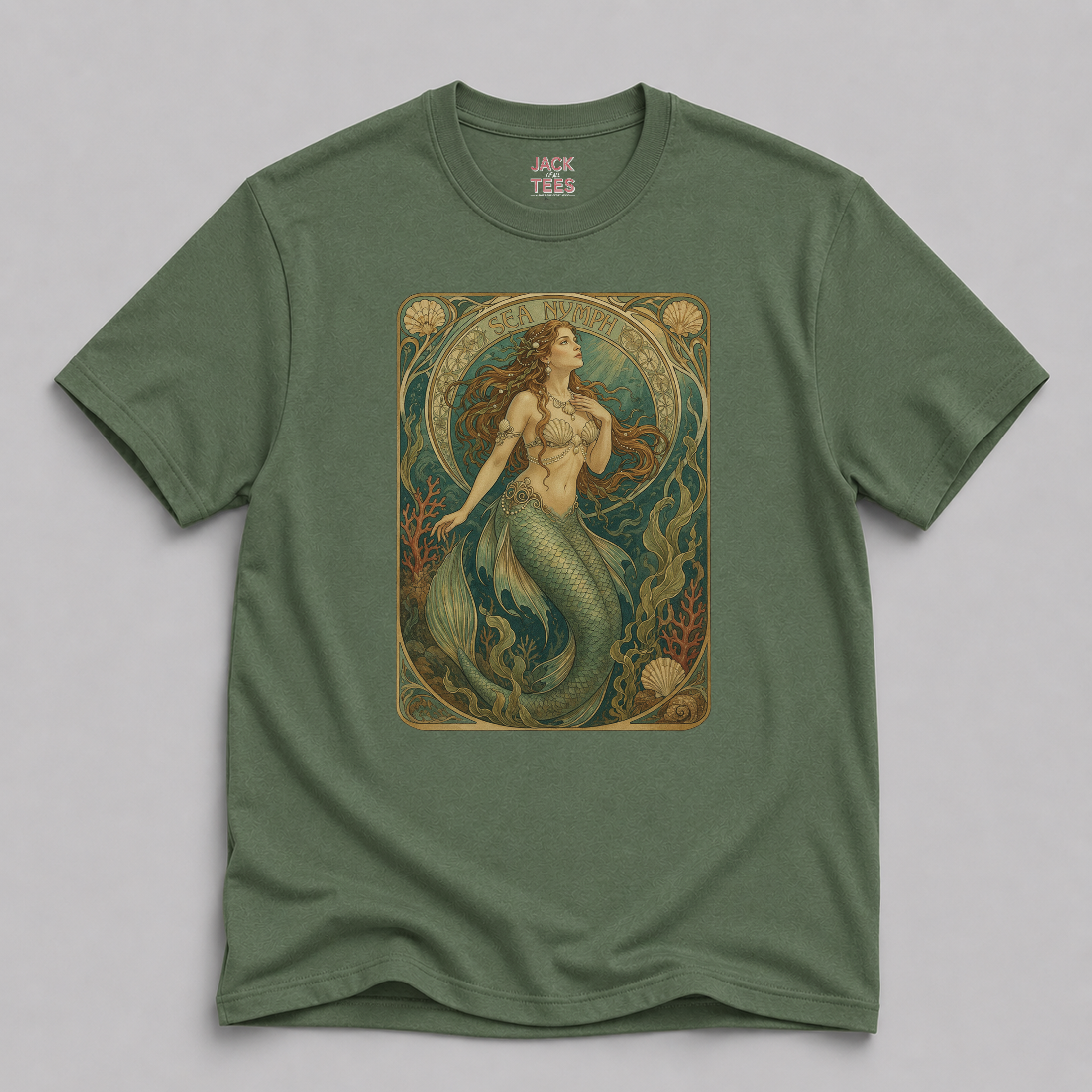Sea Nymph Art Nouveau T-Shirt
