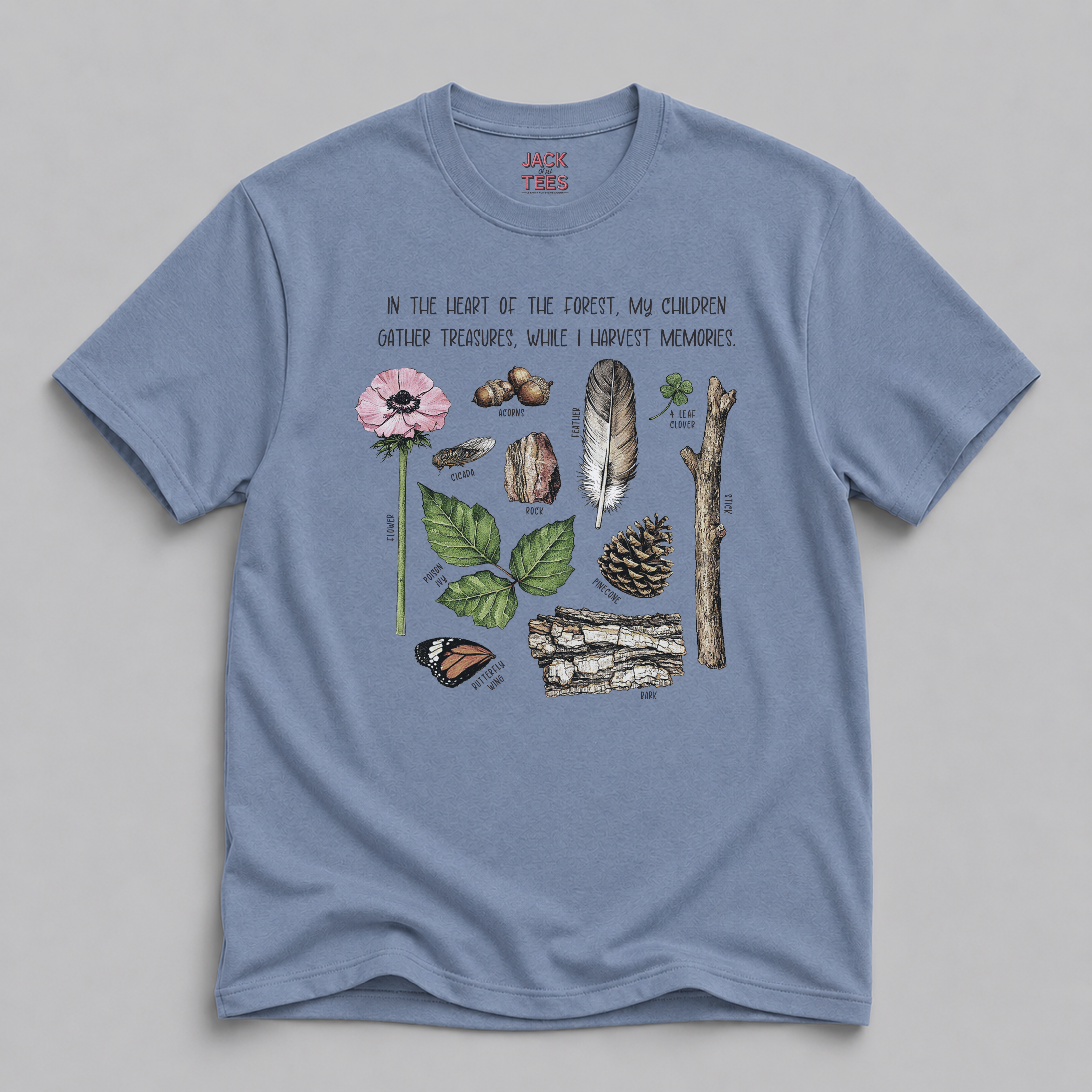 In the Heart of the Forest T-Shirt — Nature Lover Graphic Tee