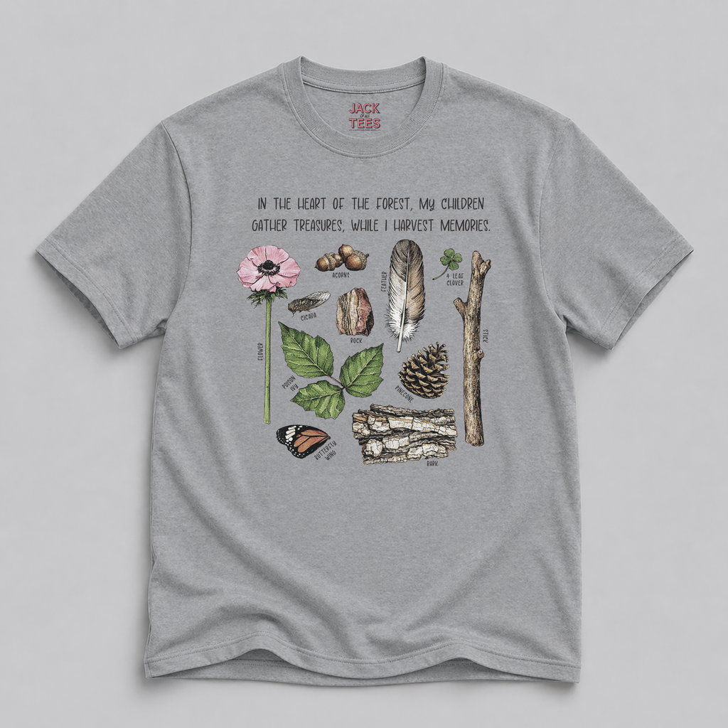In the Heart of the Forest T-Shirt — Nature Lover Graphic Tee