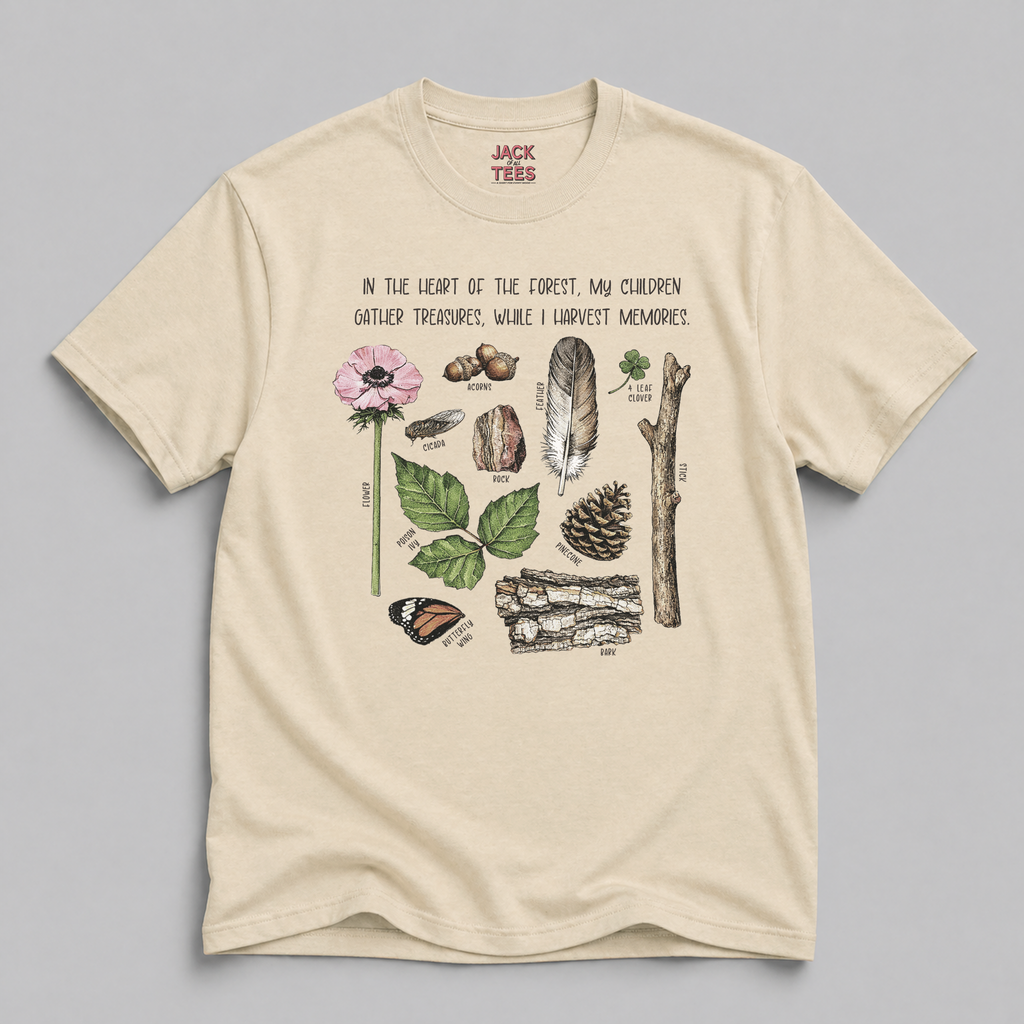 In the Heart of the Forest T-Shirt — Nature Lover Graphic Tee