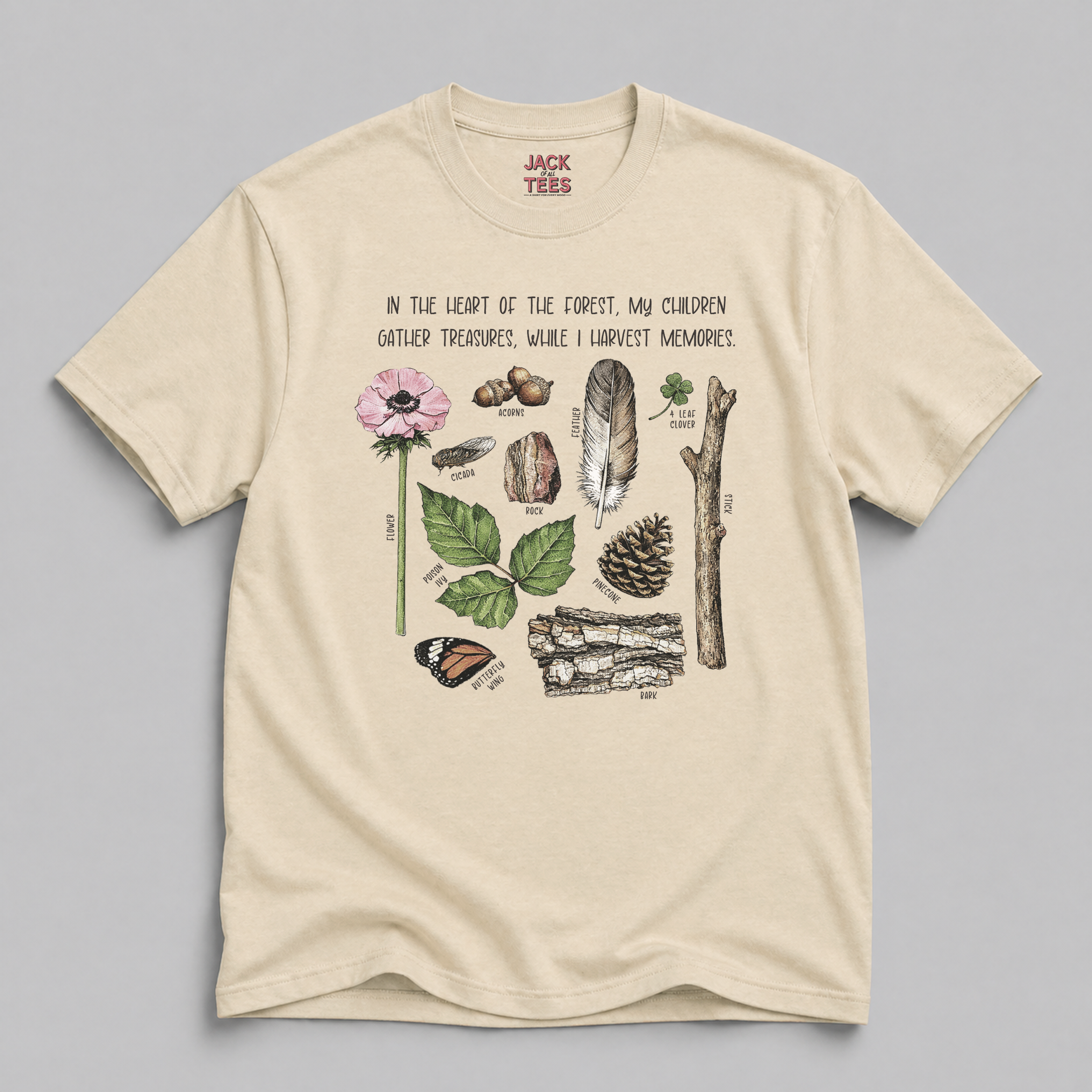 In the Heart of the Forest T-Shirt — Nature Lover Graphic Tee