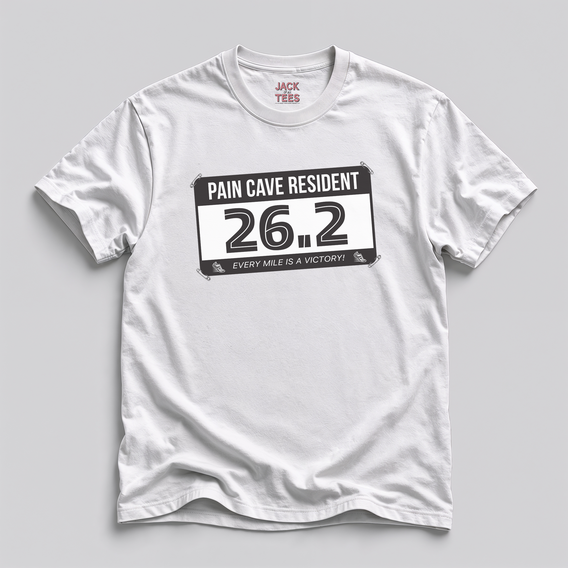 Pain Cave Resident T-Shirt — Funny Running Tee for Athletes