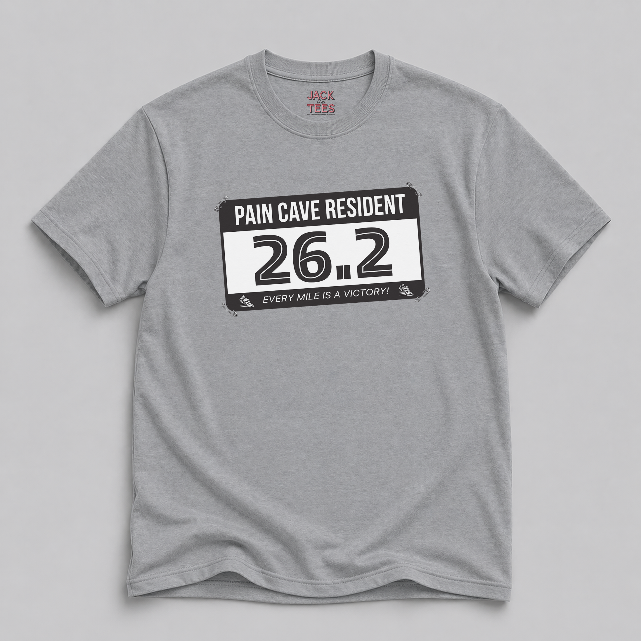Pain Cave Resident T-Shirt — Funny Running Tee for Athletes