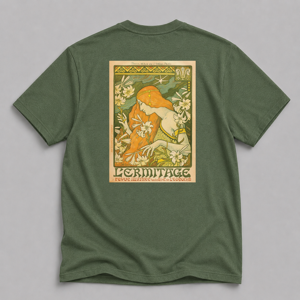L’Ermitage Paul Berthon 1897 Fine Art T-Shirt