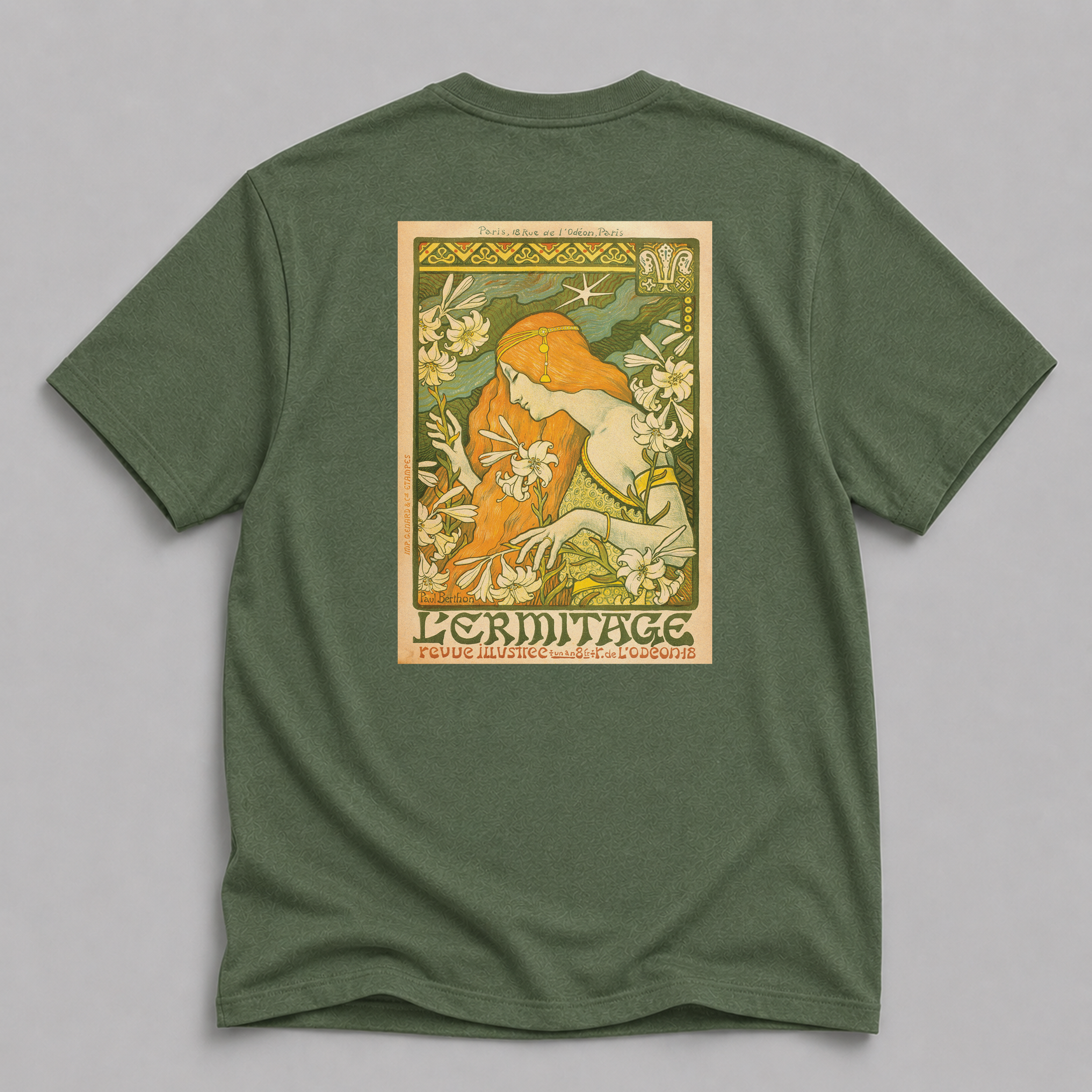 L’Ermitage Paul Berthon 1897 Fine Art T-Shirt