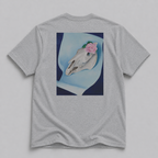 Horse Skull & Pink Rose T-Shirt — Georgia O’Keeffe 1931 Fine Art Tee