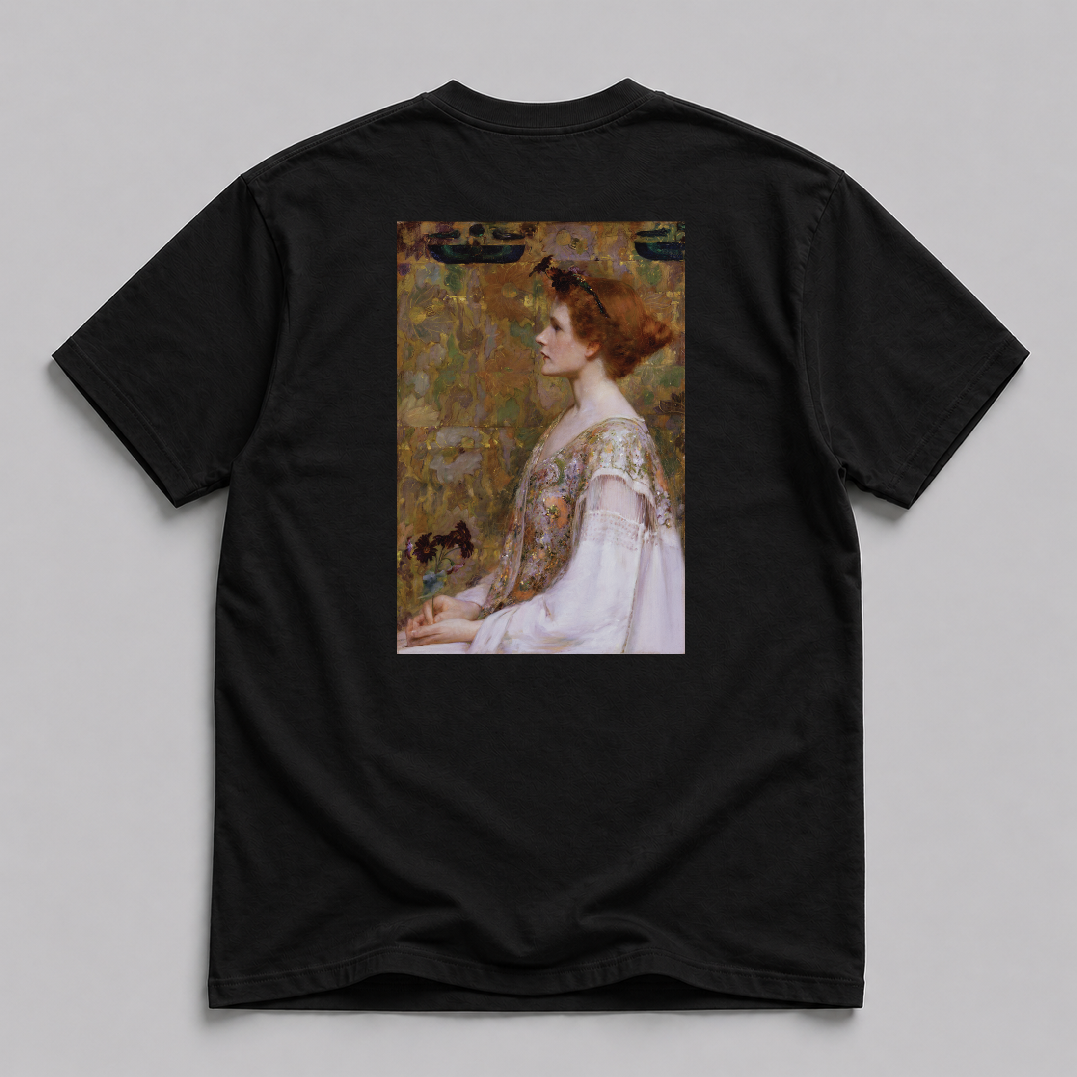 Albert Herter 1894 ‘Woman with Red Hair’ Fine Art T-Shirt