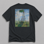 Women with Parasol - Madame Monet and Her Son Fine Art T-Shirt